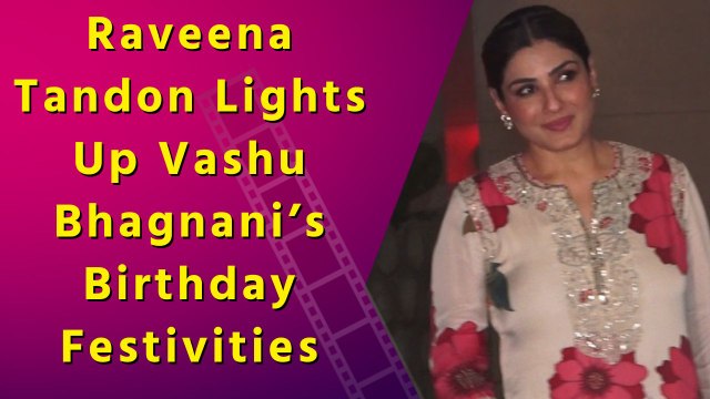 Raveena Tandon Dazzles at Vashu Bhagnani’s Star-Studded Birthday Bash