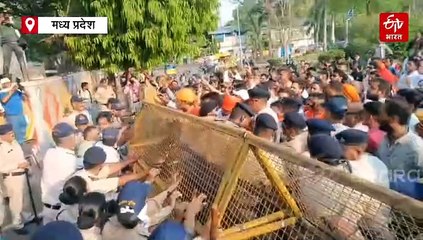 जबलपुर के संत को जान से मारने की धमकी, नाराज बीजेपी कार्यकर्ताओं ने घेरा एसपी ऑफिस