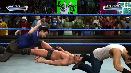Jimmy Wang Yang Versus Cody Rhodes (WWE SmackDown Vs. Raw 2009)