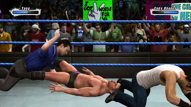 Jimmy Wang Yang Versus Cody Rhodes (WWE SmackDown Vs. Raw 2009)