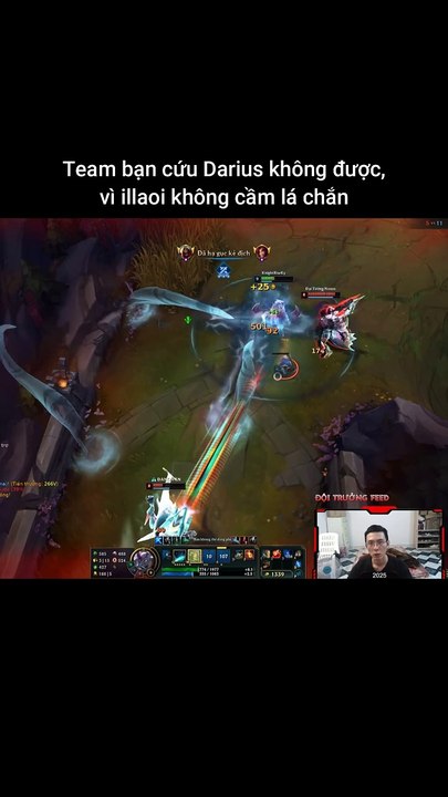 Team bạn cứu Darius không được, vì illaoi không cầm lá chắn #darius #illaoi #lienminhhuyenthoai #leagueoflegends