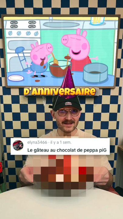 Le Gâteau d'Anniversaire de Peppa Pig #gateau #anniversaire #peppapig #dessinanime #defi #foodchallenge