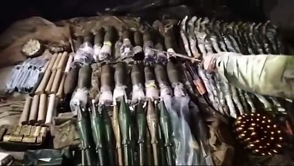 Teröristlere ait mağara bulundu