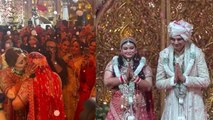Seema Singh Daughter Wedding Inside: Jaya Kishori, Anupam Kher & Others, Varmala Emotional Moment