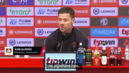 Xabi Alonso au Real Madrid : "Pas le moment de parler de mon avenir"