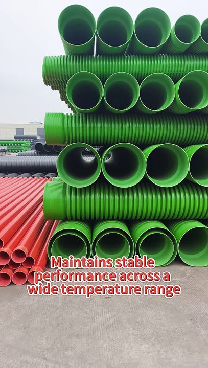 HDPE Double Wall Corrugated Pipes