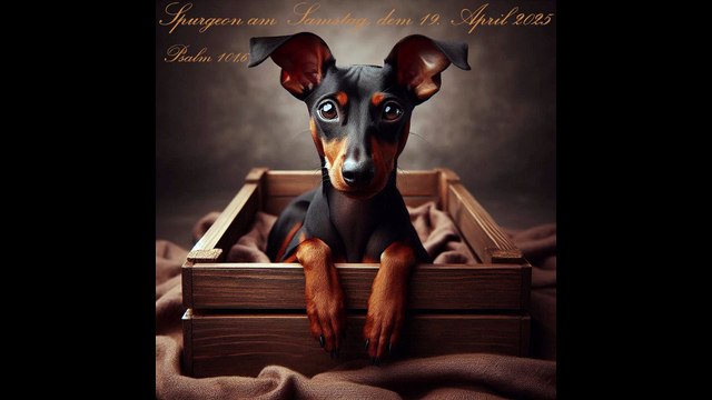 Spurgeon am Samstag, dem 19. April 2025, zu Psalm 101,6