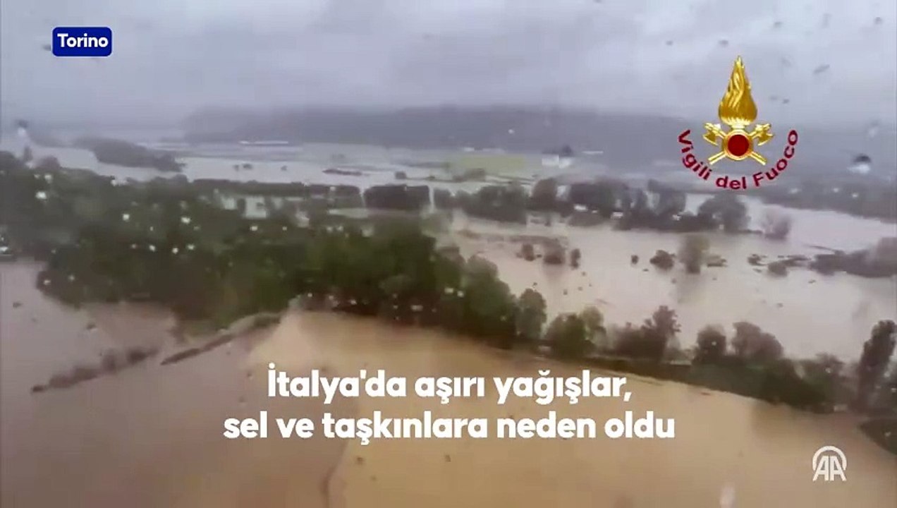 İtalya'da aşırı yağışlar, sel ve taşkınlara neden oldu