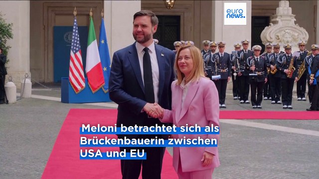 JD Vance in Rom: Weißes Haus schlägt Treffen zwischen den USA und Europa vor