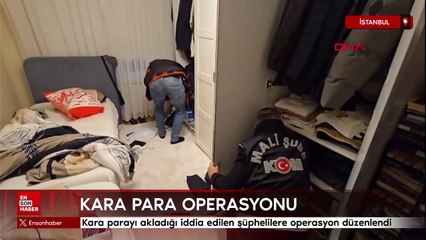 Kapalıçarşı'da dolandırıcılara ait parayı akladığı iddia edilen şüphelilere operasyon