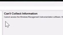 Solved - System information can't collect information