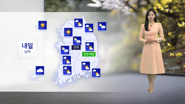 [날씨] 전국 곳곳 산발적 봄비...내일 낮 기온 크게 올라 / YTN