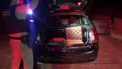 BPRv apreende quase 100 kg de maconha em Santa Tereza do Oeste