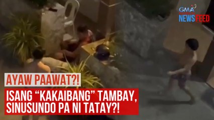 AYAW PAAWAT?!  Isang “kakaibang” tambay, sinusundo pa ni tatay?! | GMA Integrated Newsfeed