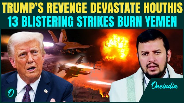 Trump’s Warplanes Pound Houthis NON-STOP: 13 Back-to-Back Strikes Hours After Deadly Hodeidah Strike