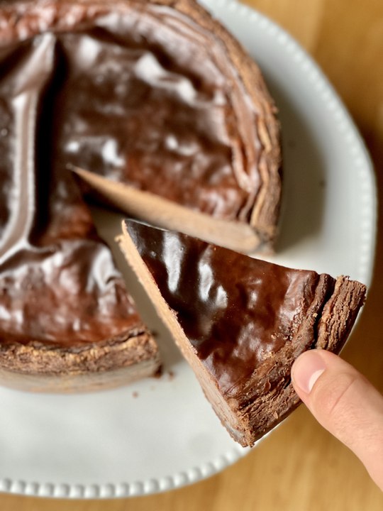 Mon Flan Tout Chocolat Maison 🍫 | Recette Facile avec Pâte Feuilletée au Chocolat pour Pâques 🐣🐰