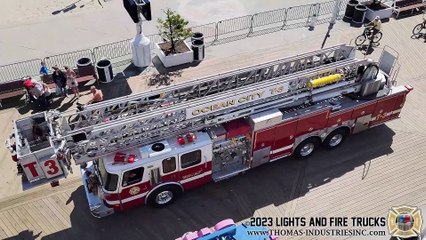 Ocean City Maryland Fire Department Tower 3 on the boardwalk
