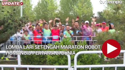Lomba Lari Setengah Maraton Robot Humanoid Pertama di Dunia