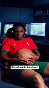 Ronaldo Get a Baby from iShowSpeed…Guess Who?😱🍼 #shorts #funny #ronaldo #ishowspeed #mrbeast #trump