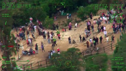 Desde el aire: así se vio Monserrate colapsado por miles de fieles este Viernes Santo