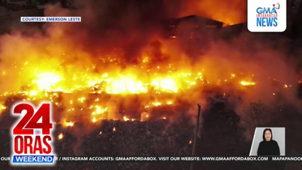 Kontrolado nang sunog sa pabrika ng plastic, binabantayan pa rin para 'di sumiklab ulit | 24 Oras Weekend