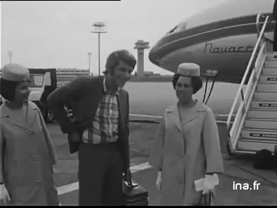 08 Juillet 1966 – Johnny Hallyday : Interview au Journal de 20h à son Retour de Pologne