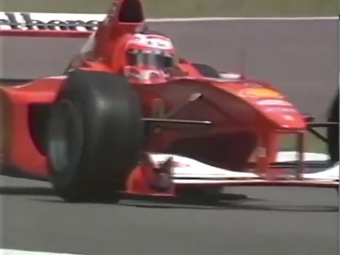 F1 – Rubens Barrichello (Ferrari V10) laps in qualifying – Germany 2000