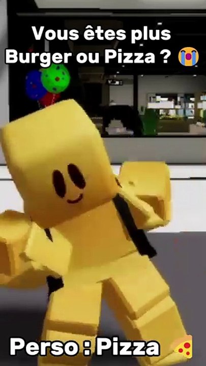 Vous êtes plus Burger ou Pizza  😭 #roblox #shorts