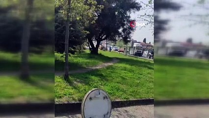 Altyapı çalışmalarında delinen doğal gaz borusu ekipleri harekete geçirdi