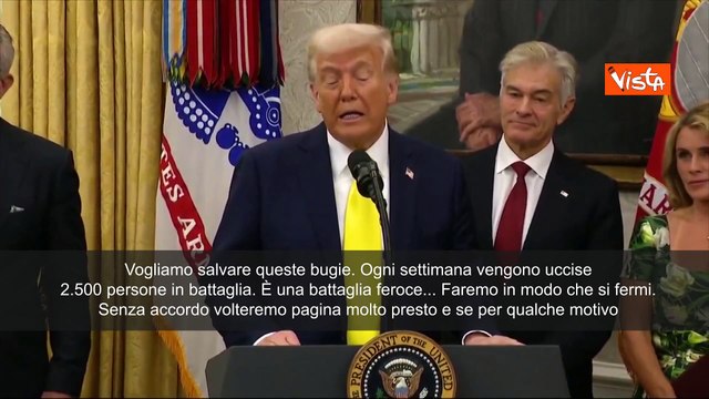 Guerra Ucraina, Trump: Senza una svolta ci sfiliamo. Putin mi prende in giro? Non credo