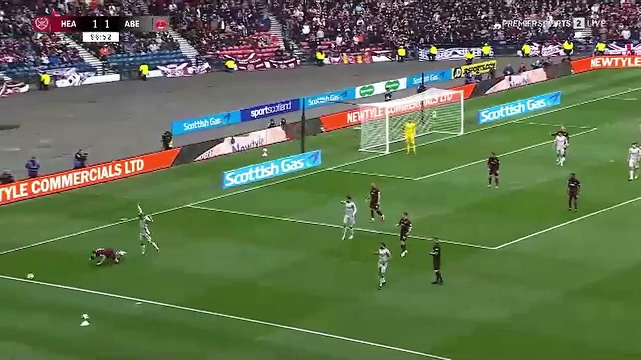 Hearts Vs Aberdeen Extra Time Scottish Cup Semi Final Premier Sports