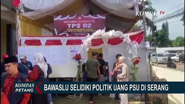 Selidiki Politik Uang di Pemungutan Suara Ulang Pilkada Serang, Bawaslu: 12 Orang Ditangkap