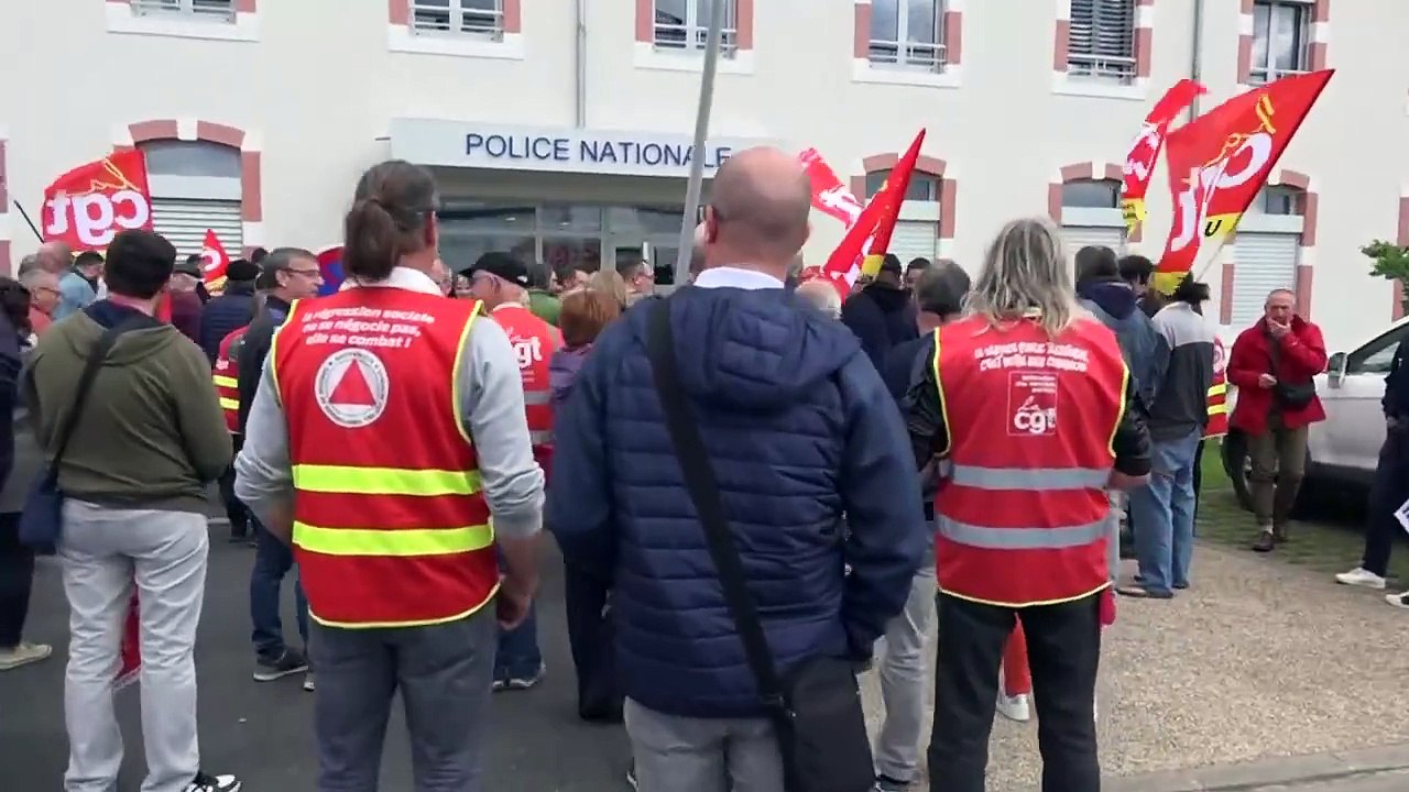 Julien Delhoume (CGT) convoqué - Soutien aux défenseurs des services publics ! (Châtellerault) [v8cL