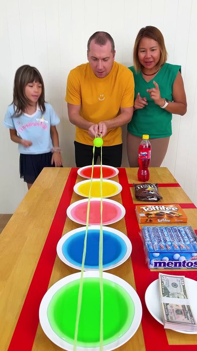100_ or Fanta __ Pitching Challenge is too exciting  _shorts GamGam Family(1080P_60FPS)