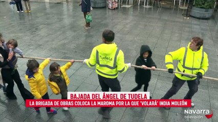 Todo listo para que Tudela viva la 'Bajada del Ángel' 2025