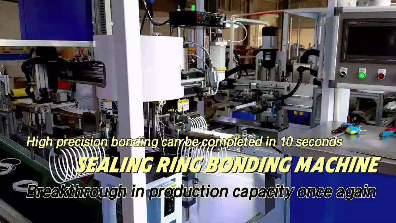 Complete high-precision bonding in 10 seconds,The sealing ring bonding machine can produce up to 4000 pieces，Breakthrough in production capacity once again
