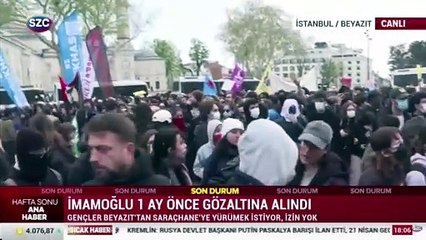 Gençler Beyazıt'tan Saraçhane'ye yürümek istiyor: İzin yok!
