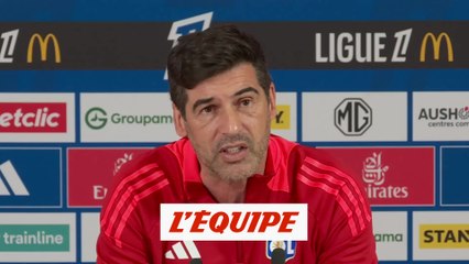 Fonseca : « Manchester, c'est passé » - Foot - L1 - OL