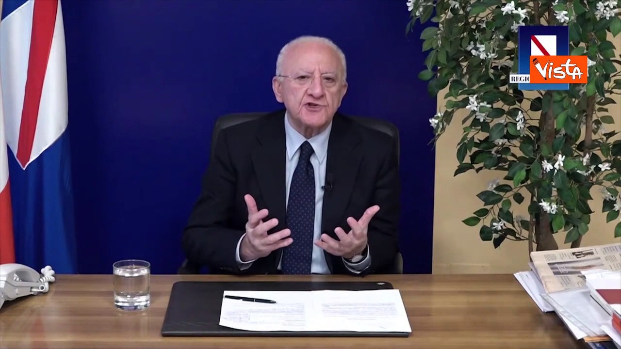 Regionali Campania, De Luca: "Avrete sorprese, forze del male non prevarranno"