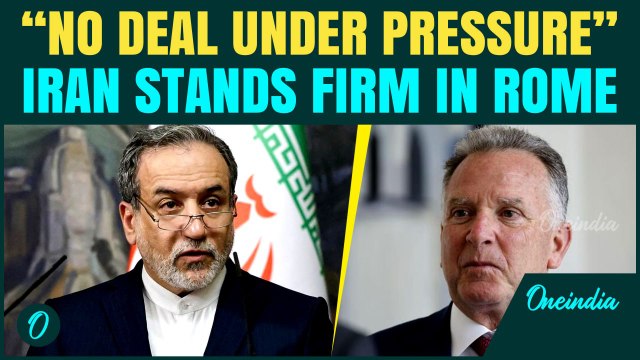 Iran Warns U.S. in Rome: Drop Unrealistic Demands or Talks Will Fail | Araghchi and Witkoff Face Off