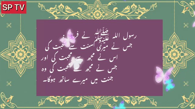 Hadith on the Love for Sunnah and the Prophet Muhammad (PBUH)