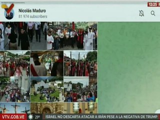 Presidente Maduro: Nos inclinamos ante la cruz para renovar nuestra fe en los valores cristianos