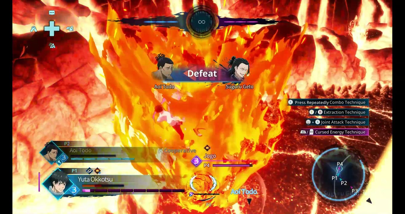 Jujutsu Kaisen Cursed Clash Yuta Okkotsu and Aoi Todo Vs Jogo and Suguru Geto