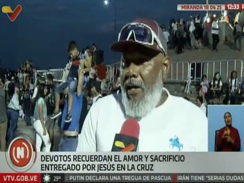 Petareños rememoran la pasión y muerte de Jesucristo con viacrusis viviente