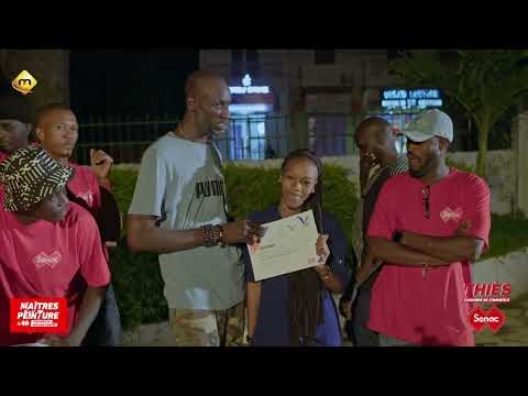 Les maîtres peintres avec Senac Peinture Sénégal avec Sanex et Ngagne - Thiès