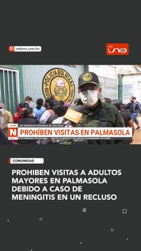 PROHIBEN VISITAS A ADULTOS MAYORES EN PALMASOLA DEBIDO A CASO DE MENINGITIS EN UN RECLUSO