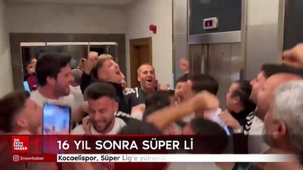 Kocaelispor, Süper Lig'e yükseldi