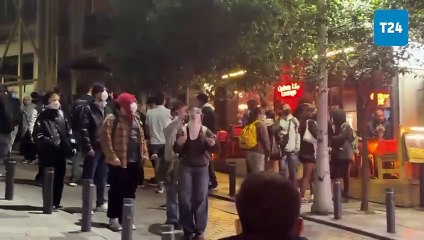 CHP'nin Filistin yürüşünde polis eylemcilerin yüzünü açmasını istedi