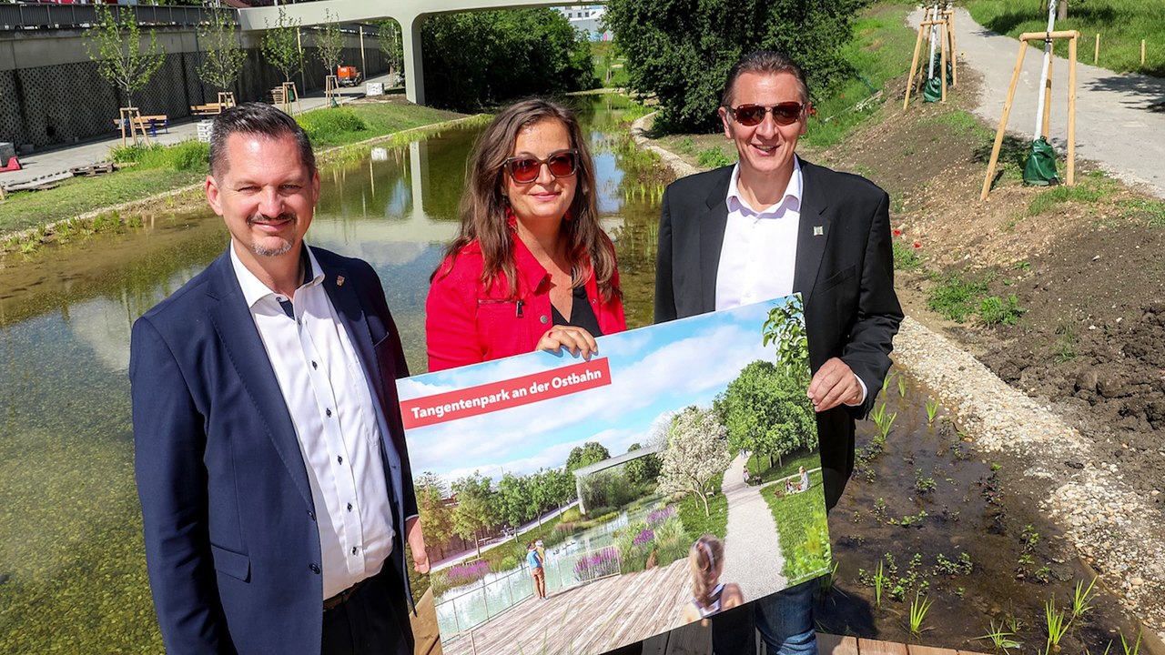 Ausflugtipp fürs Osterwochenende -  Der neue Tangentenpark an der Ostbahn