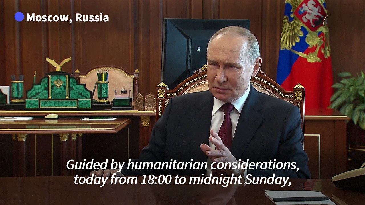 Putin announces 'Easter truce' in Ukraine conflict